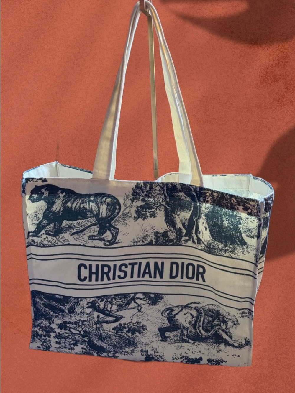 Christian Dior Canvas Tote EUC